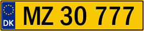 Truck License Plate